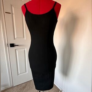 ASOS Chic Black Midi Dress XS